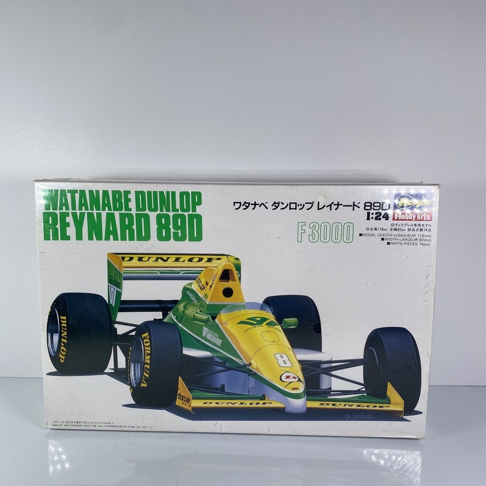 Hasegawa Watanabe Dunlop Reynard 89D F3000 1:24 Scale Plastic Model Kit 20370‎